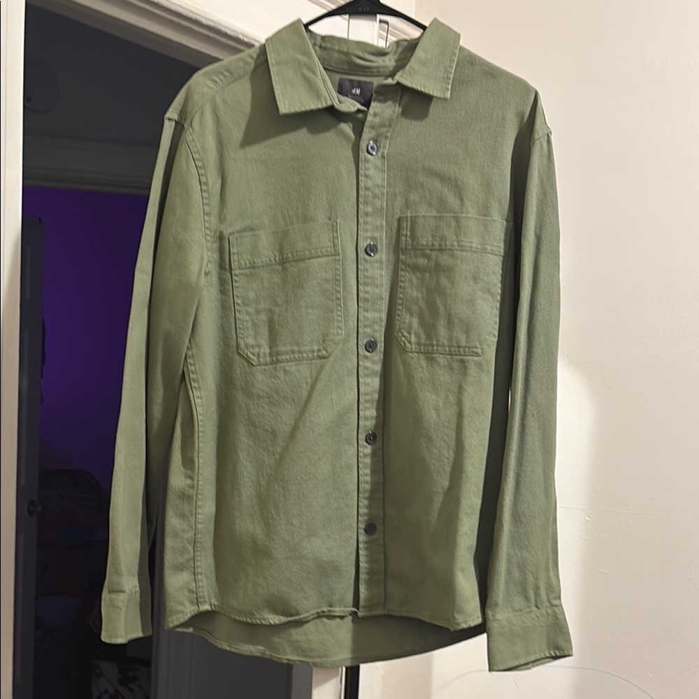 Men's Green Casual Jacket